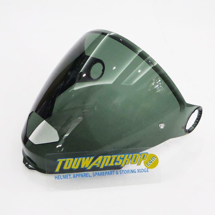 VISOR, KACA HELM NOLAN N44 DARK GREEN OEM NOLAN