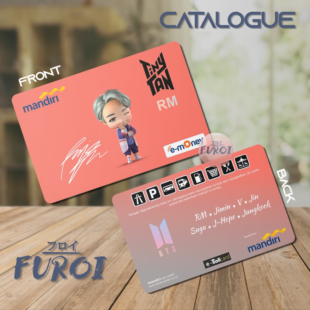 Custom Flazz BCA | Custom Emoney Mandiri | BTS Tiny Tan Members