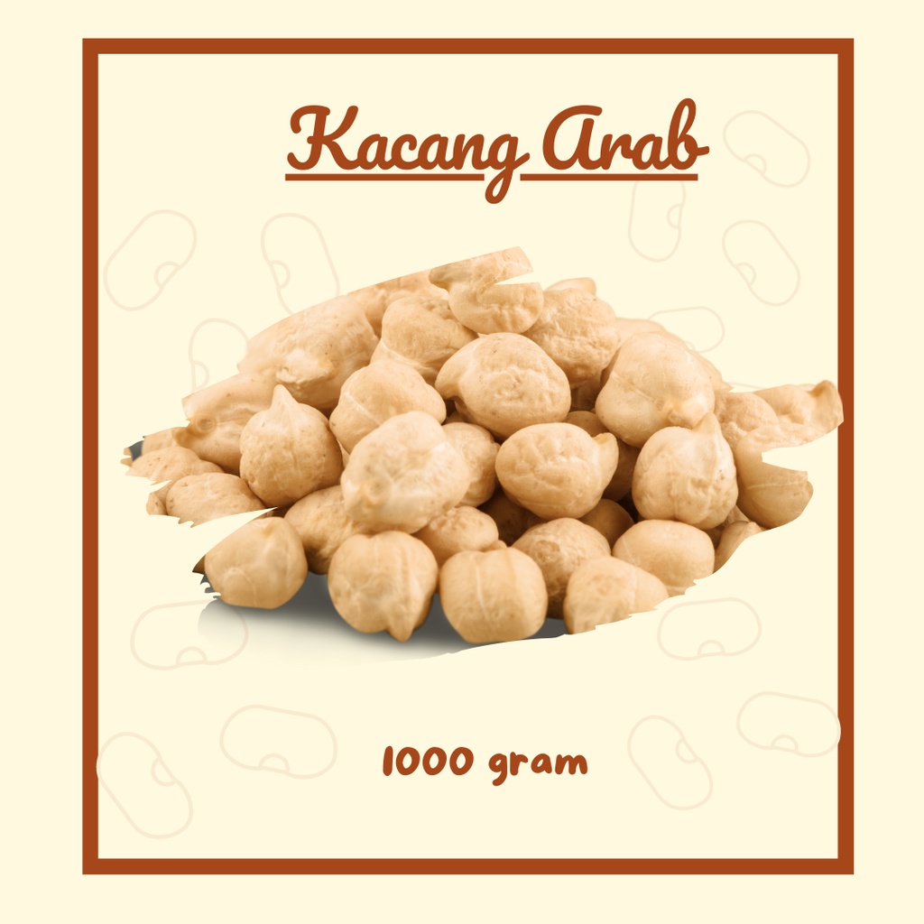 

Kacang Arab 1 Kg Snack Sehat Kacang Fustuk Oleh-Oleh Haji Umroh