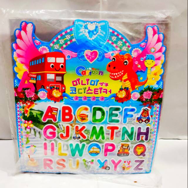 

Mainan stiker anak/stiker book/gambar tempel EDYAD63 Tk1.0607