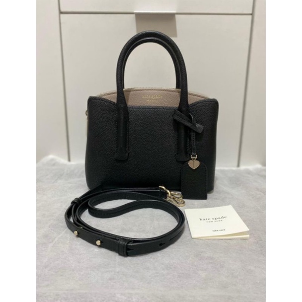 preloved ks margaux small black taupe