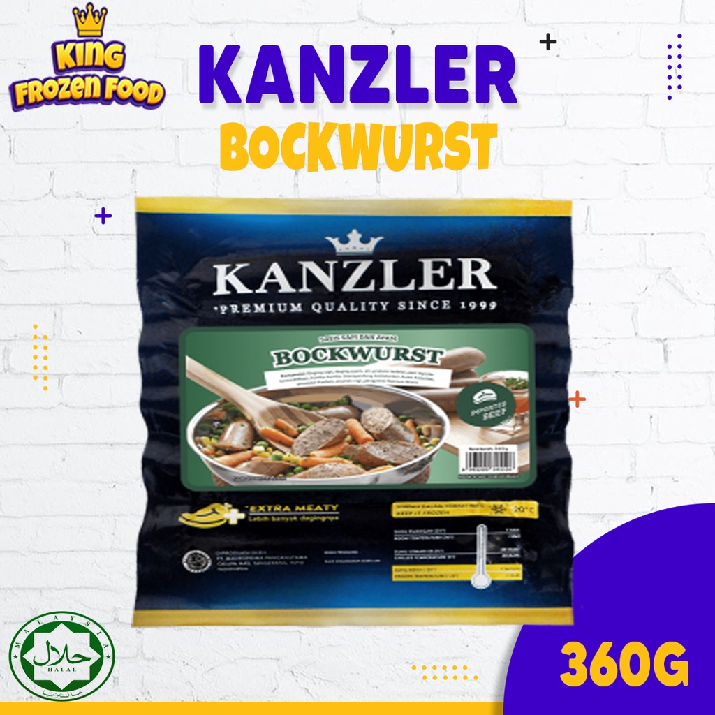 Kanzler Sosis Beef Bockwurst 360g 5pcs