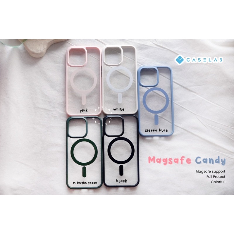 MAGSAFE CANDY CASE IPHONE 13PROMAX 13PRO 13 12 12PRO 12PROMAX PREMIUM CANDY MAGNETIC CASE