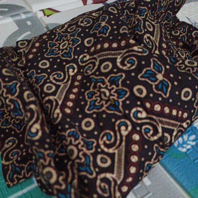 Bswart Batik Hrb026 Kenongo Hem Pendek Padi Pekalongan M L Xl Batik Pria Murah Modern Grosir