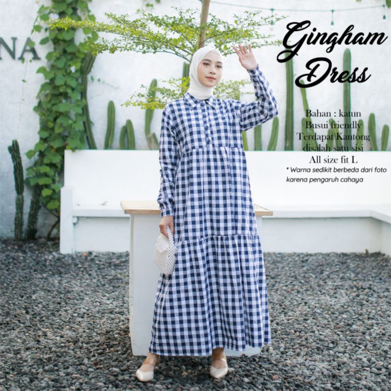 GINGHAM DRESS