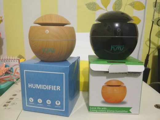 Diffuser Humidifier Aroma Therapy Ultrasonic  Pelembab Pengharum Hiasan Rumah Ruangan Keluarga