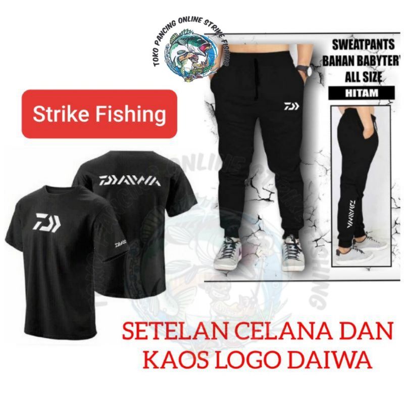 Paket Setelan Kaos dan Celana Jogger Mancing