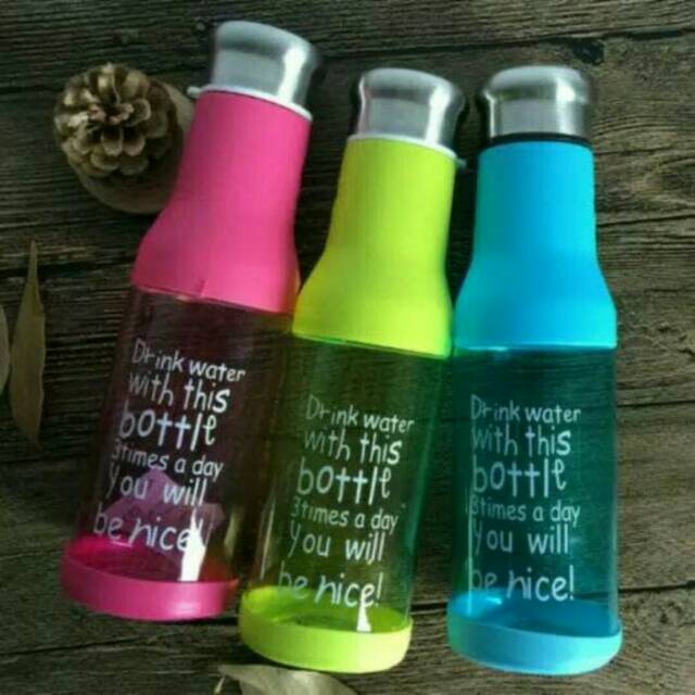 Botol minum plastik unik my bottle 600 ml termurah