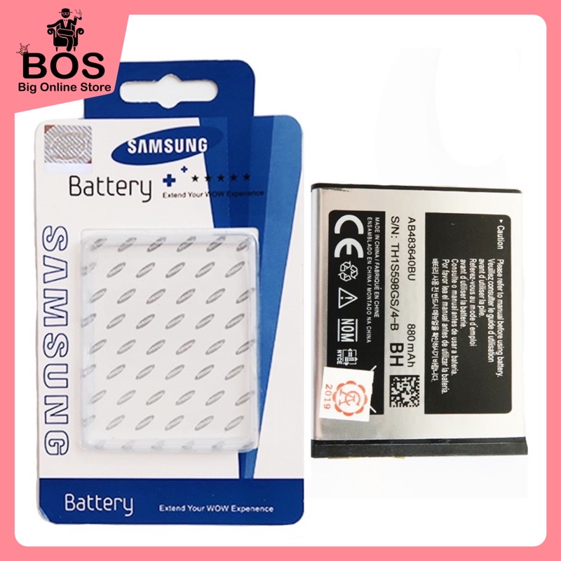 BOS - Battery HP Samsung B3210 / Corby / AB463446BU | Batre Baterai HP