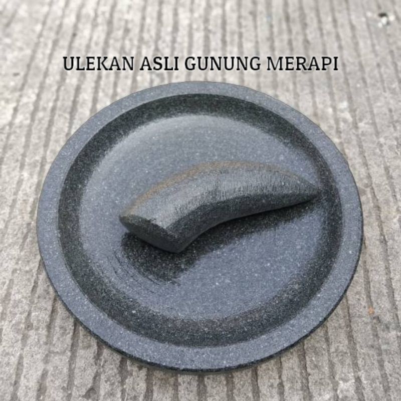 COBEK BATU ASLI - COWET 1 SET ULEKAN ORIGINAL COBEK BATU ASLI GUNUNG 100% ULEKAN BATU