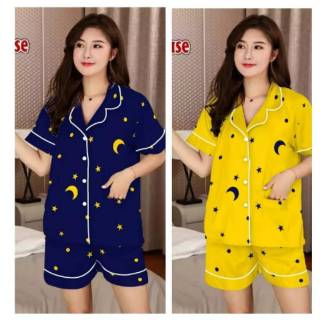  Baju  tidur perempuan  dewasa motif bulan Shopee  Indonesia