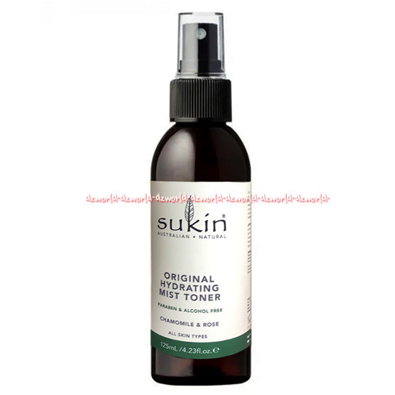 Sukin Original Hydrating Mist Toner Chamomile Rose 125ml Pembersih Muka Wangi Mawar Sukkin