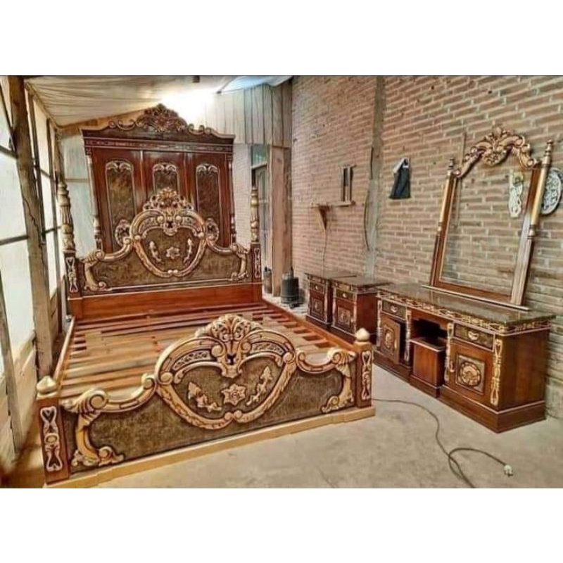 Set kamar cinta paket seserahan kamar kayu jati murah promo