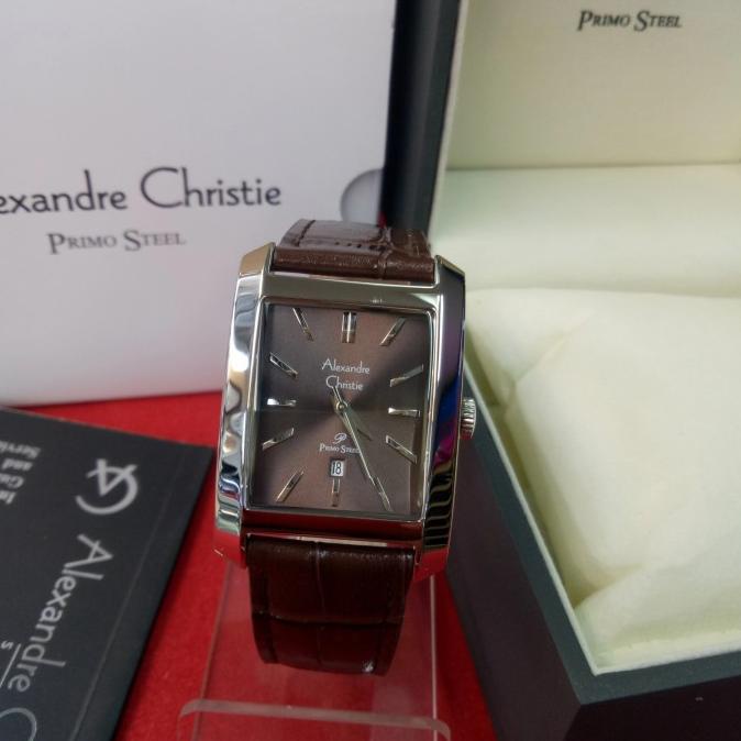 Jam Tangan Analog Wanita Alexandre Christie Ac 1022 MD Steel Steel Star Seller Termurah