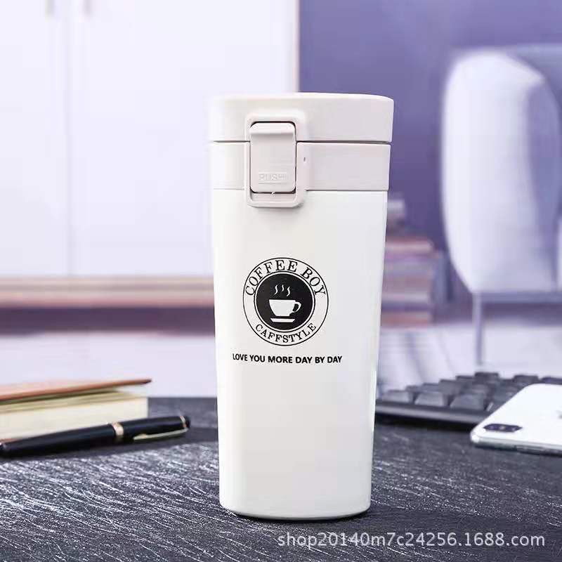 Termos Kopi /Coffe Cup Travel Mug Tahan Air Panas &amp; Dingin Vacuum 380 ml