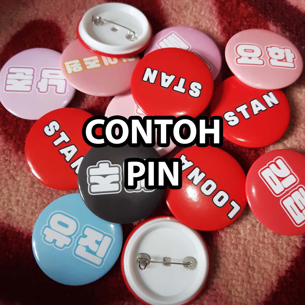 [READY STOCK] PIN / GANTUNGAN KUNCI POLOS 58 MM - ENHYPEN GIVEN TAKEN 3 dan 4 - Merchandise KPOP Murah