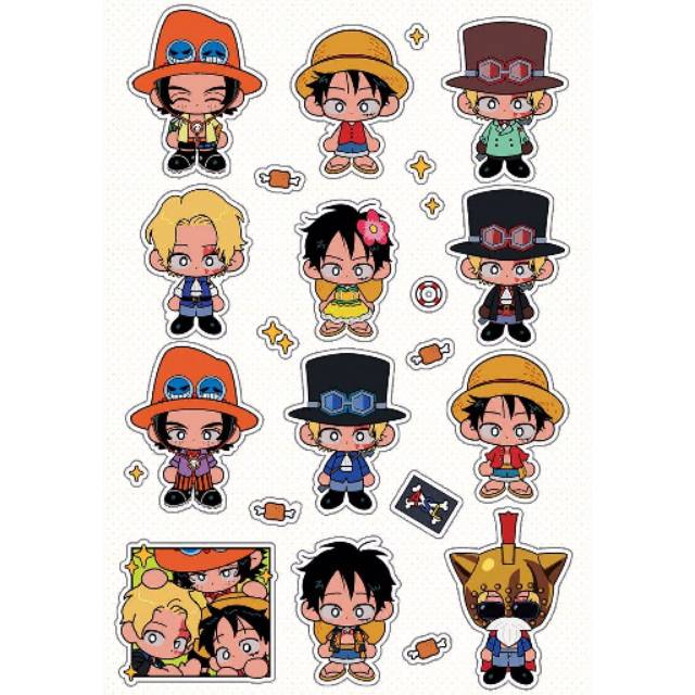 

One Piece ✨Sticker aesthetic untuk Case Handphone | Laptop [ bisa COD ]