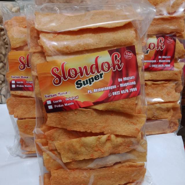 

Slondok pedas manis (mentah)