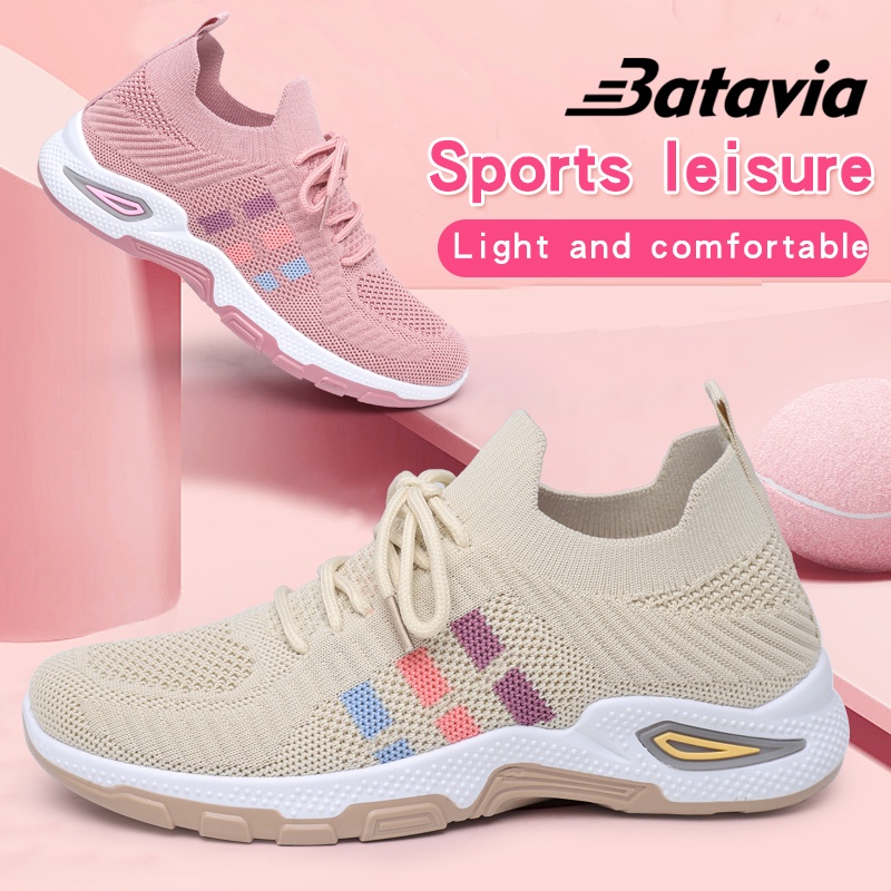 Batavia GROSIR sepatu kanvas wanita rajut sepatu wanita  sepatu hitam Sepatu Wanita Sport Women Sneakers A122