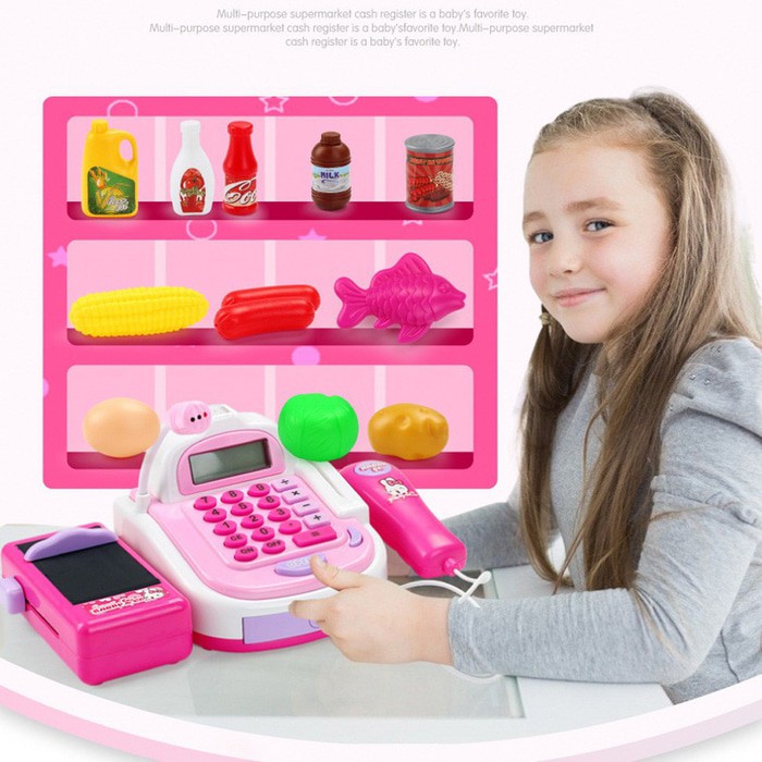 

READY STOK - Kalkulator / Mainan Anak Kasir Elektronik / Kalkulator Mainan Anak