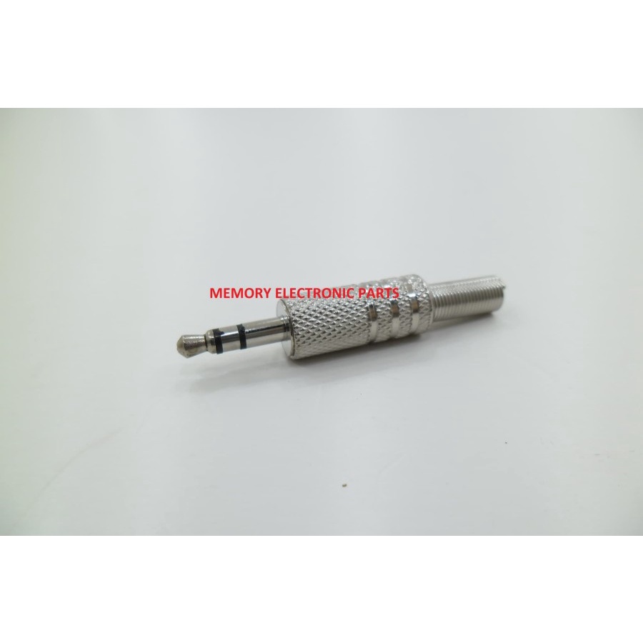 Jack Mini Stereo besi ( jack 3,5mm ) Speaker audio 3.5 male