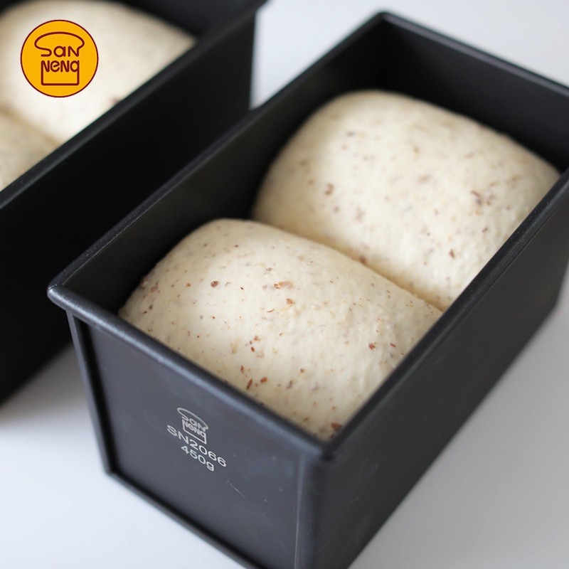 Sanneng SN2066 - 450gr Loaf Pan Low Sugar Bread 19.6 x 10.6 x 11 cm / toast box - loyang roti tawar