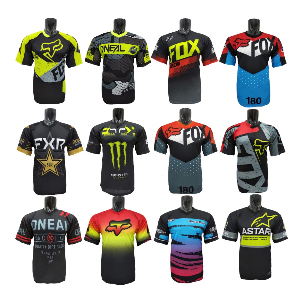 BAJU JERSEY SEPEDA MTB ROADBIKE DOWNHILL MOTOCROSS LENGAN PENDEK