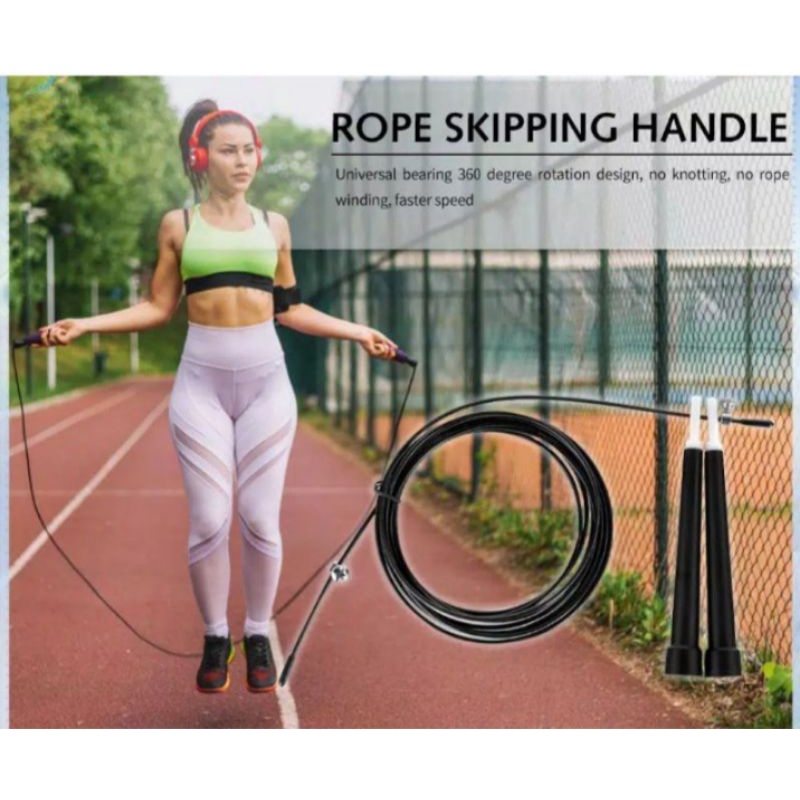 Skiping cable steel skiping baja, skiping jump rope