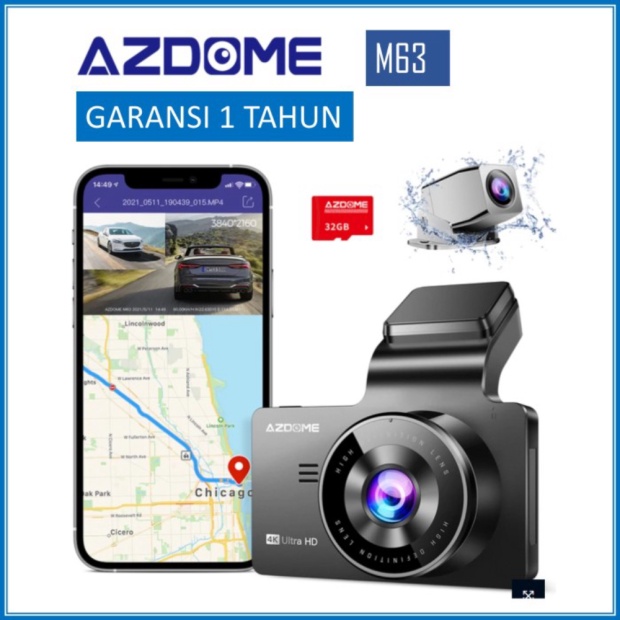Promo Xiaomi Yi Ultra Dash Camera  Dashcam Resolution 2.7K Voice Control Berkualitas