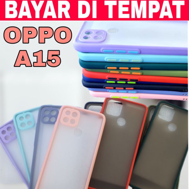 Skin Feel Softcase OPPO A15  A15S Aneka Warna dan Motif