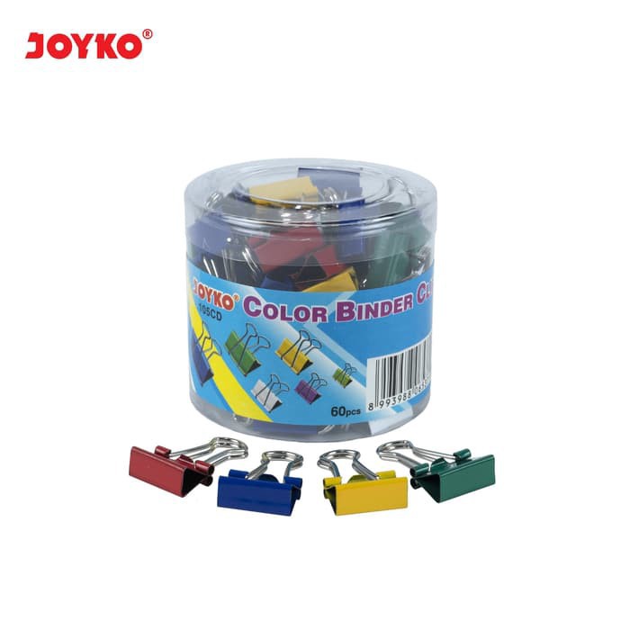 

Binder Clip / Klip / Penjepit Kertas Joyko 105CD / 1 DRUM 60 PCS