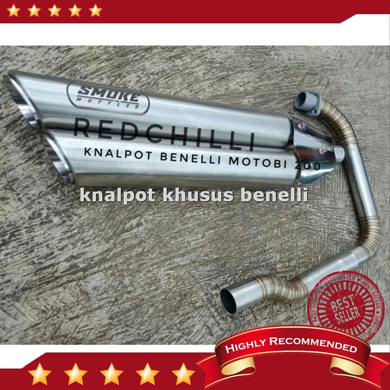 Diskon Knalpot Benelli Motobi 200 Efi - Knalpot Benelli Motobi 200 Evo Promo