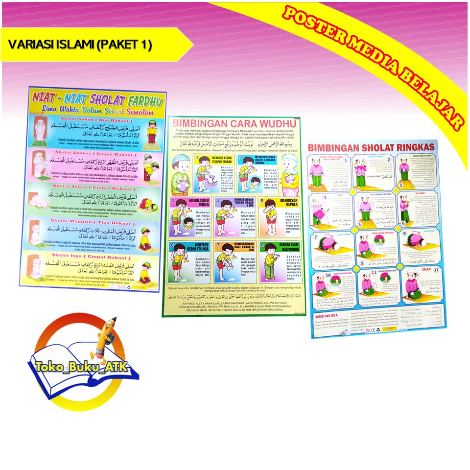 POSTER EDUKASI ANAK MUSLIM