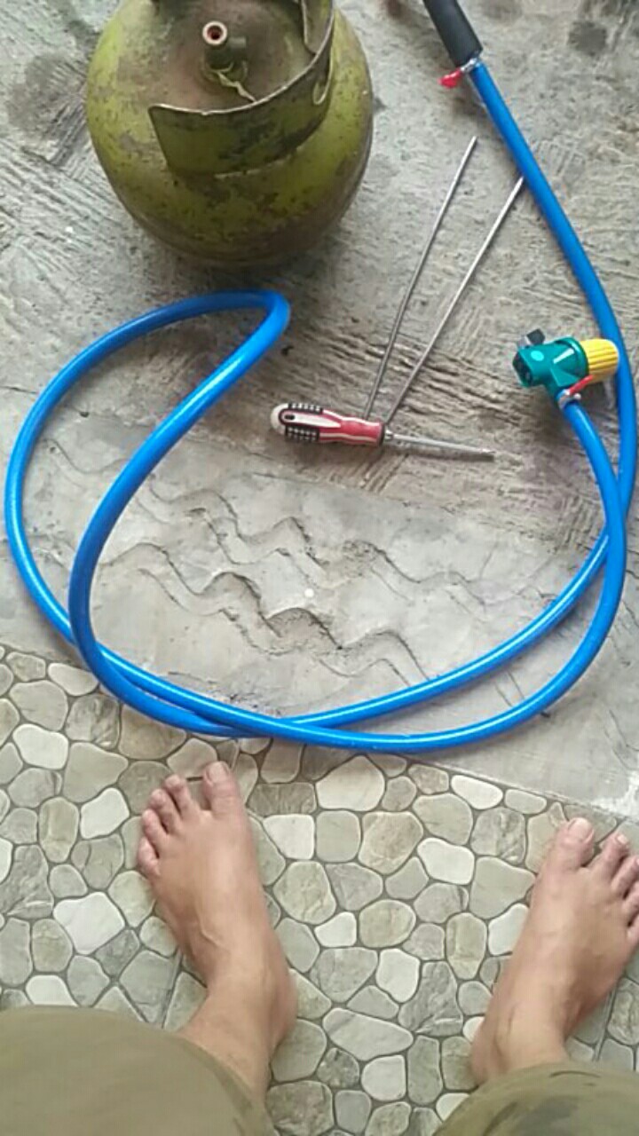 Selang Gas Biru High Pressure Thermoplastic 17.5mm Propeller Sni Harga Per Meter