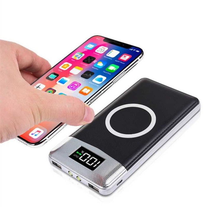 Power Bank Qi Wireless Charging 2 Port 10000mAh