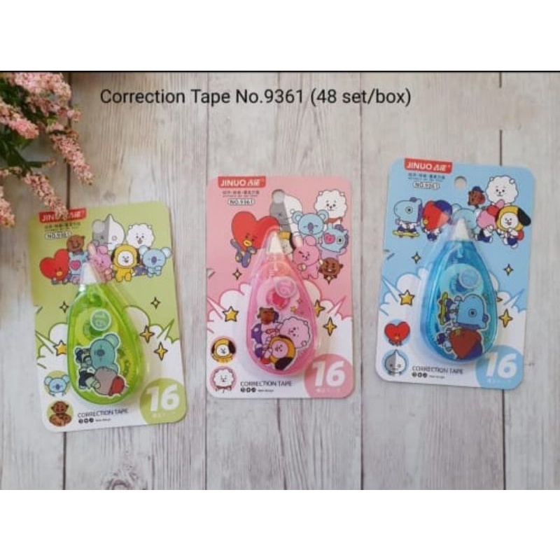 

Tip ex roll bt21 9361 tipex penghapus pita tip x correction