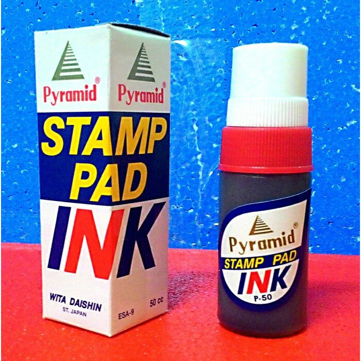 

TERMURAH Pyramid Stamp Pad Refill Ink Warna Merah Tinta Stempel Pyramid Diskon