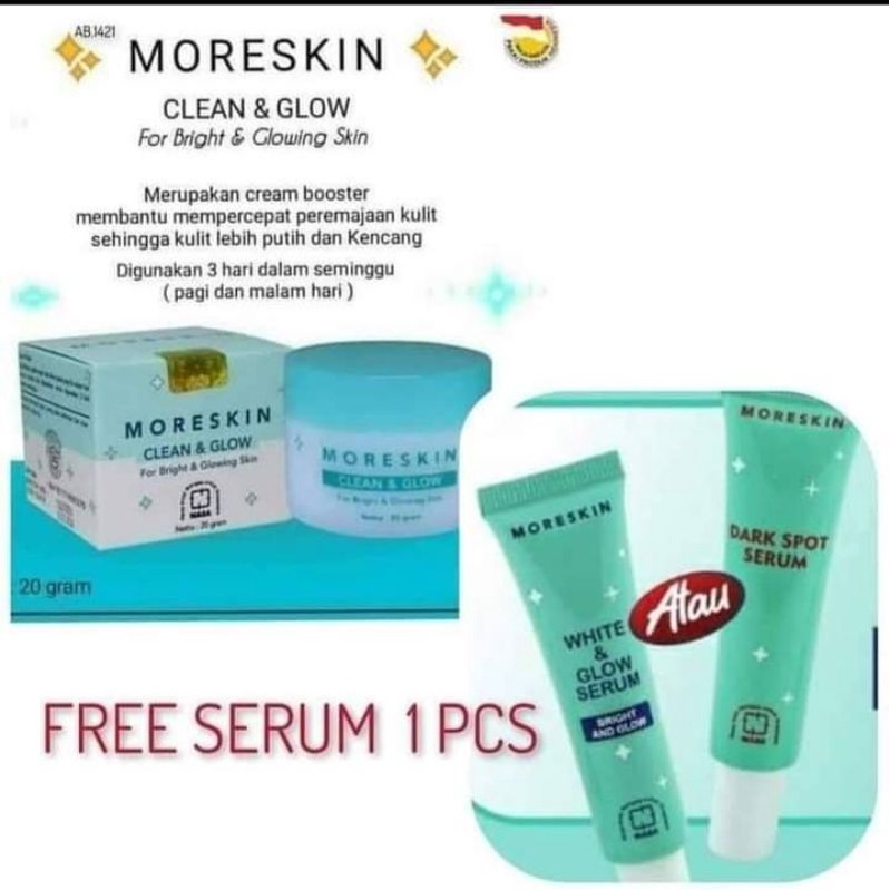 MORESKIN CLEAN AND GLOW FREE SERUM