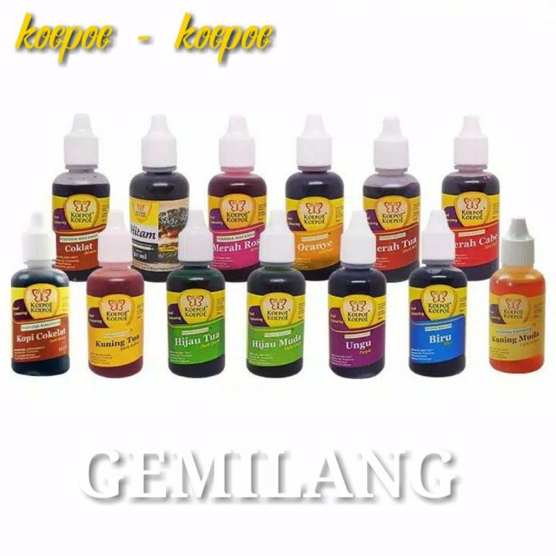 

PEWARNA MAKANAN KOEPOE KOEPOE 30ml All VARIAN