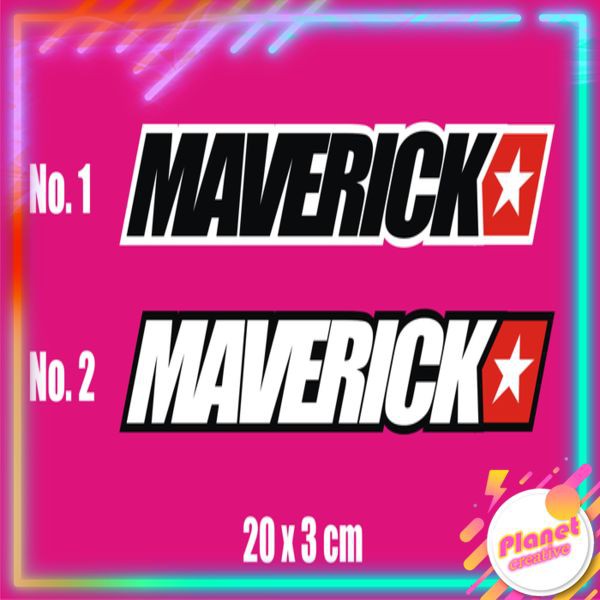 

Stiker Moto GP Maverick Vinales (Cutting Sticker) 20 x 3 cm