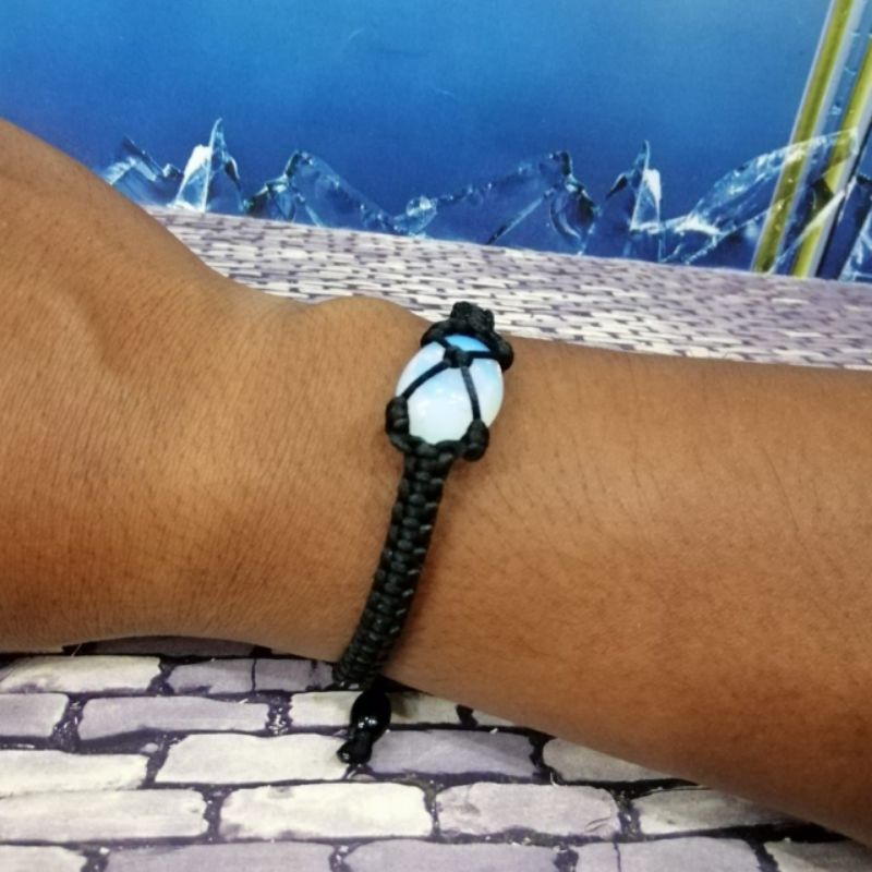 gelang batu //gelang tangan//gelang rajut