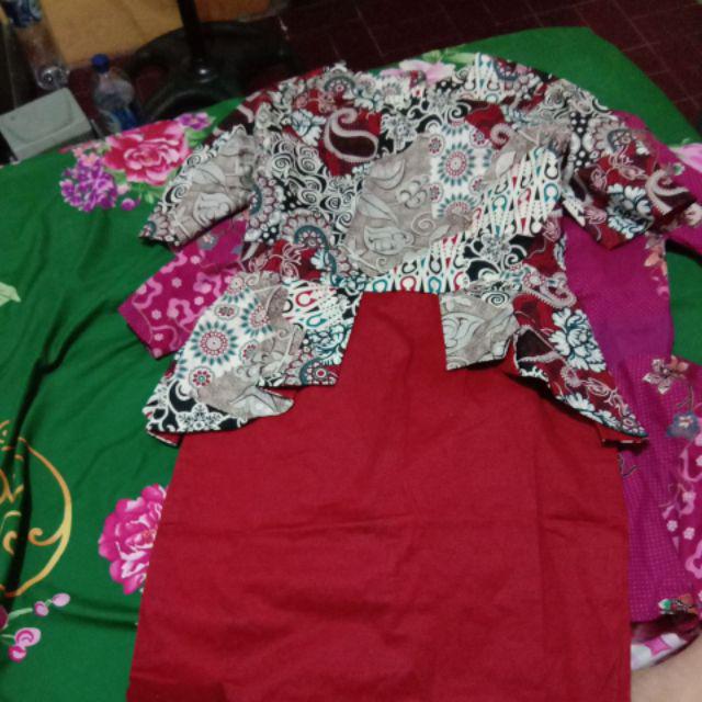 Lovia Dress Standar Dan Jumbo - Dress Batik Wanita