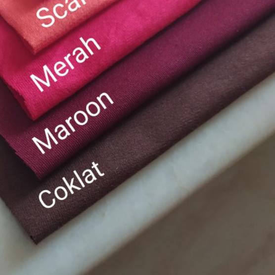 ➭ Bahan Kain Kaos Polos Katun Bambu Spandek (Cotton Bamboo Spandex) ♦