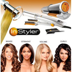 INSTYLER 2 in 1 catok dan pelurus rambut ORIGINAL