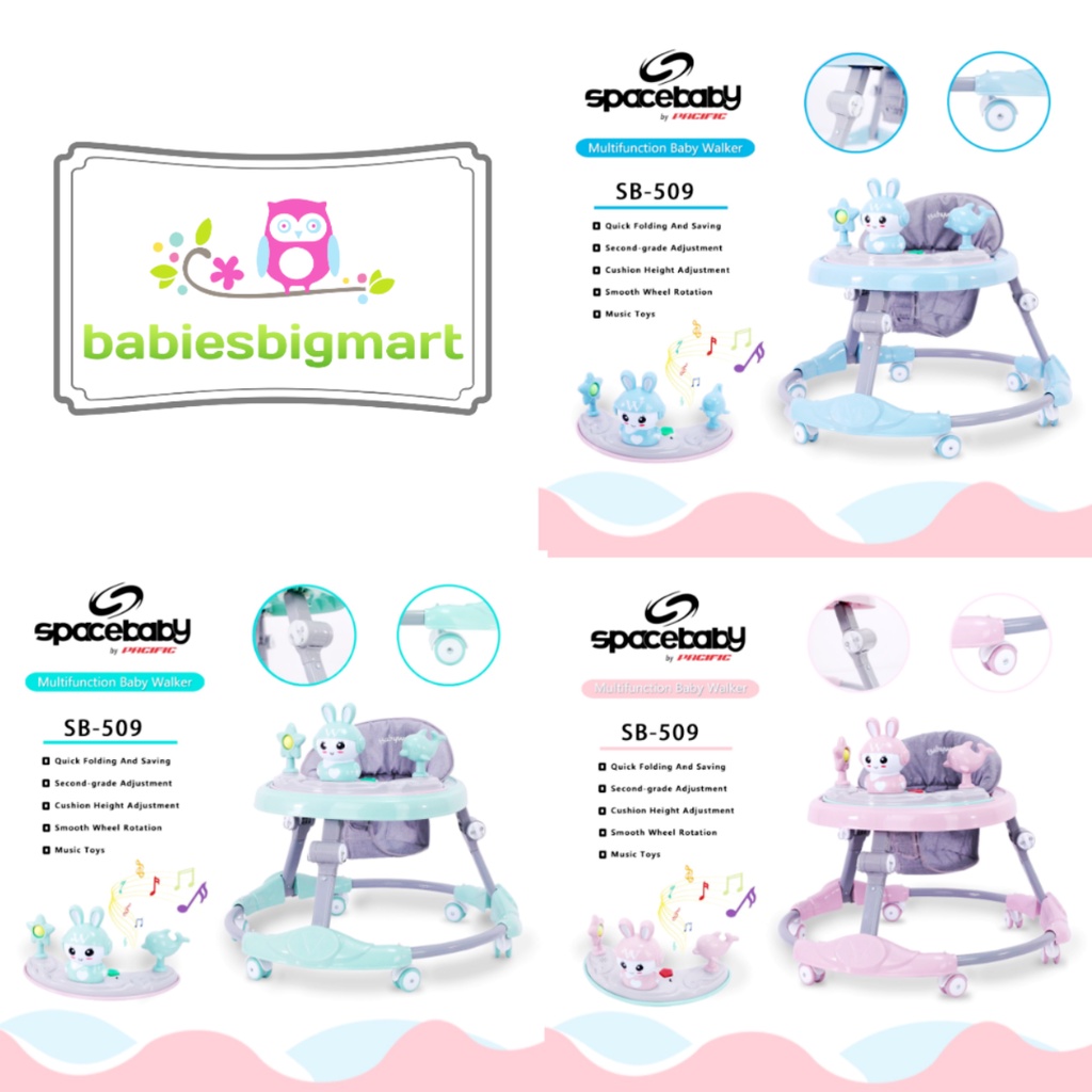 BABY WALKER SPACE BABY ALAT BANTU JALAN SB 512 / 513 / 516 / 511 / 510 / 507 / 509 / 618 / 705 / 709 SPACEBABY