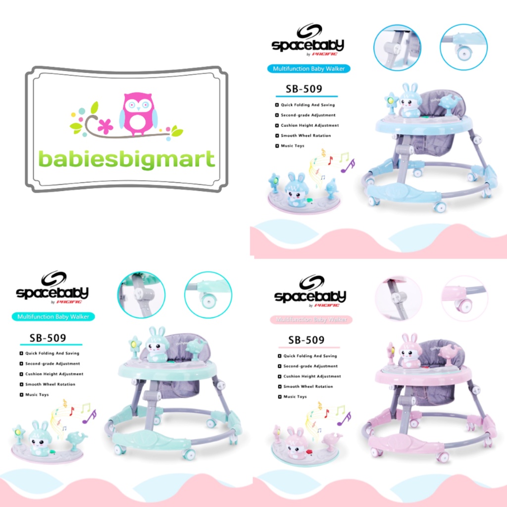 BABY WALKER SPACE BABY ALAT BANTU JALAN SB 512 / 513 / 516 / 511 / 510 / 507 / 509 / 618 / 705 / 709 SPACEBABY