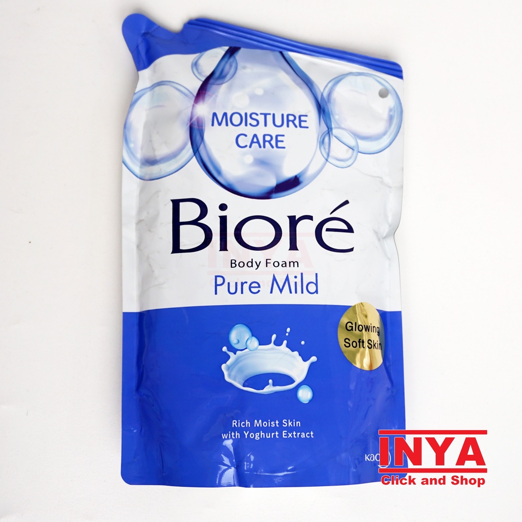 BIORE PURE MILD MOISTURE CARE BODY FOAM 450ml REFILL - Sabun Cair