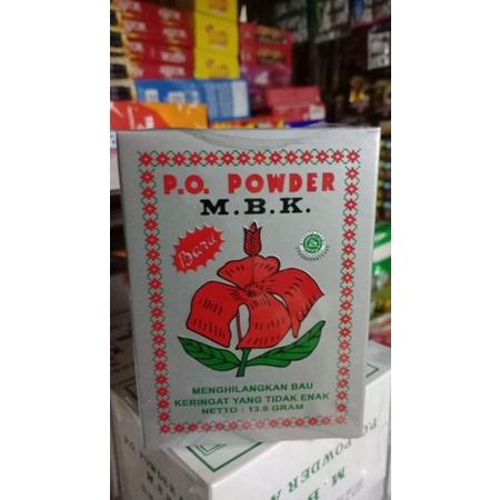 MBK POWDER BEDAK TABUR SILVER BOX, ISI 12 SACHET