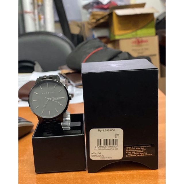 jam tangan RipCurl Detroit Gunmetal