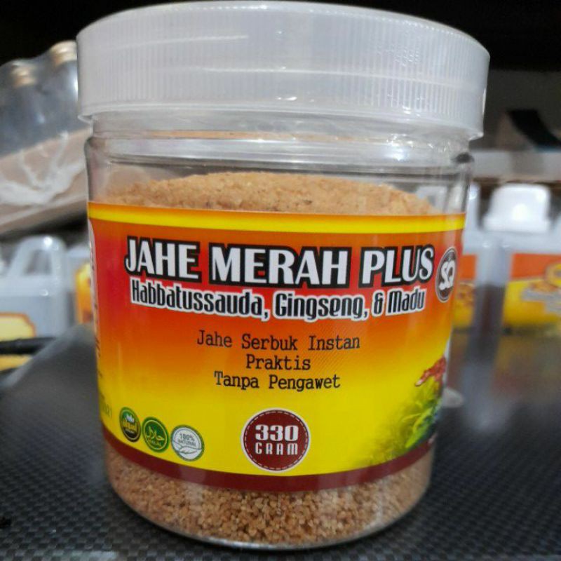 

Jahe Merah Plus SQ 330gr Habbatusauda.gingseng &madu